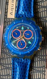 Swatch Acquacrono 1995 Cool Water SBN102 vintage