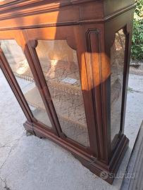 libreria vetrinetta antica