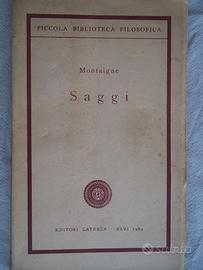 MONTAIGNE   -   SAGGI    -   LATERZA 1964