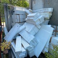 Blocchi di polistirolo da imballaggio