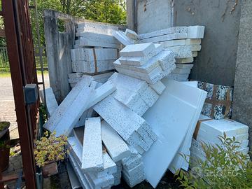 Blocchi di polistirolo da imballaggio