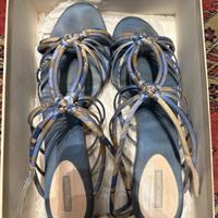 Giorgio Armani sandali tessuto tg.40