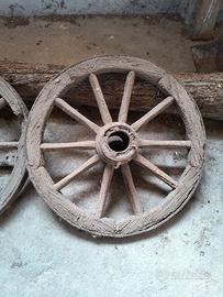 Ruote legno antiche