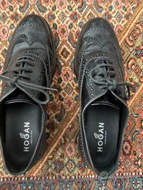 Stringate in pelle Hogan tg 38,5