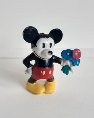 Topolino con fiori Disney in pvc  vintage