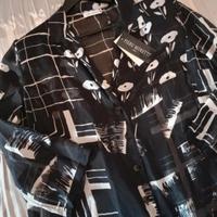 Camicia elegante velata in seta di georgette 