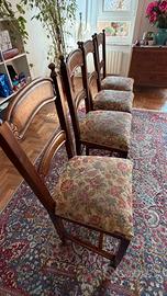 Sedie in legno da salotto