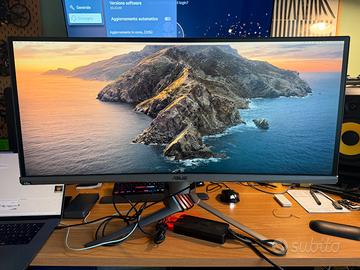 Asus ROG PG348 21:9 gaming monitor 1440p 100hz