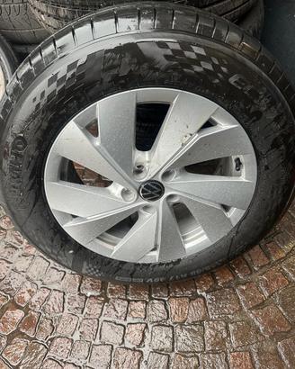 4 RUOTE COMPLETE DA 17" ORIGINALI VOLKSWAGEN