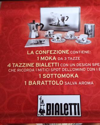 Set da caffè con Moka Bialetti 