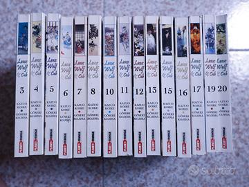 Lotto Blocco stock 15 manga lone wolf & cub Planet