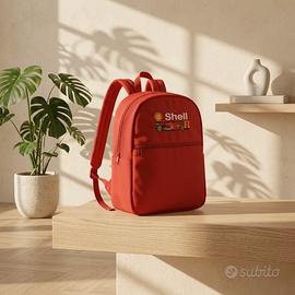 Zaino, Shell, F1, rosso, racing, logo