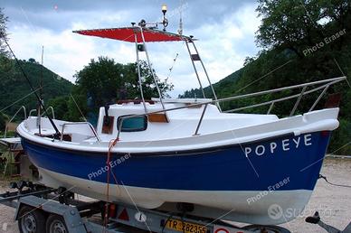 Gozzo semi cabinato Meloria Cantiere Catarsi