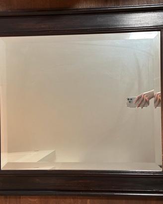 Specchio bisellato con cornice stile classico