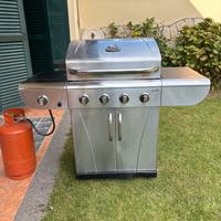 Barbecue USA char broil 4 fuochi + side