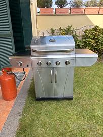 Barbecue USA char broil 4 fuochi + side
