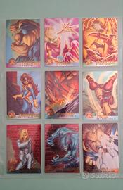 Trading cards Fleer Ultra X-Men lotto di 30 carte 