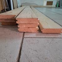 Perline in abete per soppalco o ripiani