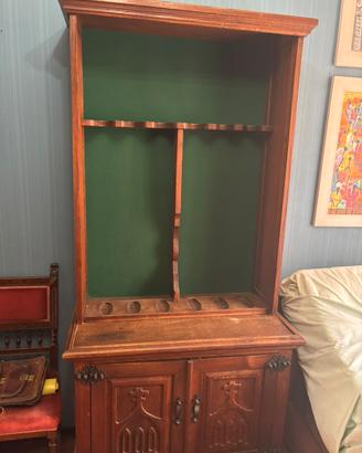 Mobile porta fucili / ficilera in legno massiccio