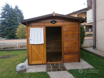 Casetta da giardino in Legno 3 x 2,50 H 2,40 mt