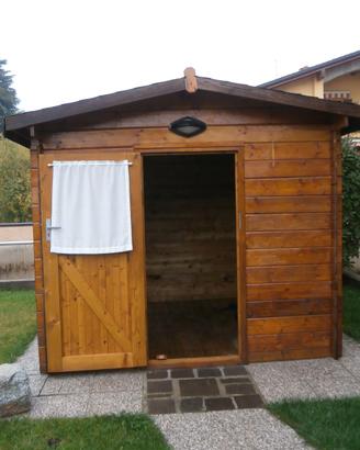 Casetta da giardino in Legno 3 x 2,50 H 2,40 mt