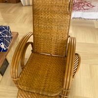 Poltrona in rattan originale