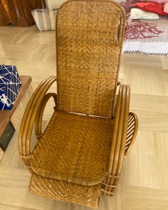 Poltrona in rattan originale