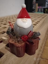 Saponetta decorativa con Babbo Natale 
