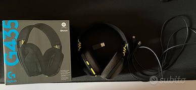 Logitech G435 wireless gaming cuffie come nuove