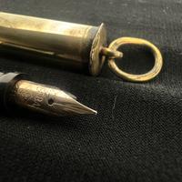 Stilografica Vintage periscopica pennino oro