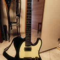 Chitarra elettrica Telecaster Eko Tero V-Nos Black