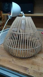 LAMPADARIO LEGNO STILE NORDICO