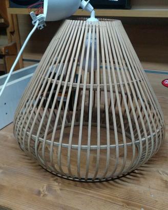 LAMPADARIO LEGNO STILE NORDICO