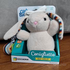 GIOCHERIA GIO BABY CARILLON CONIGLIETTO PELUCHE