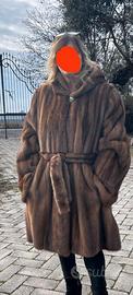 visone con cappuccio tg 46/48  