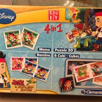 Gioco 4in1 clementoni Jake e i pirati