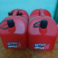 Taniche 2 taniche da 20 litri 2 fusti carburante