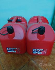 Taniche 2 taniche da 20 litri 2 fusti carburante