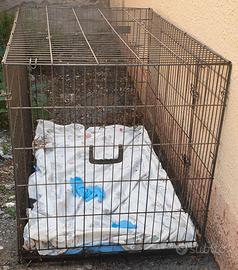 Gabbia smontabile 123x83x75 cm