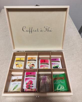 Scatola legno porta tisane