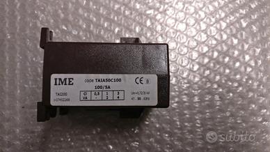 Ime tai200 trasformatore amp. 100/5a d.22mm