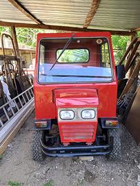 Motocarro 4x4 con cabina e cassone – completamente
