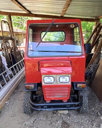 Motocarro 4x4 con cabina e cassone – completamente
