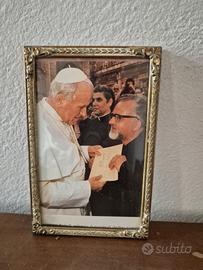 foto/cartolina ricordo di Papa Giovanni Paolo II