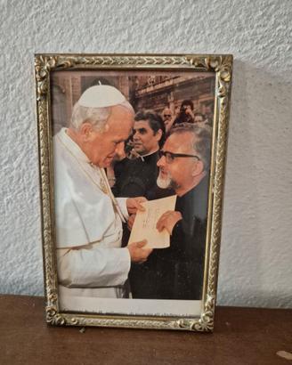 foto/cartolina ricordo di Papa Giovanni Paolo II
