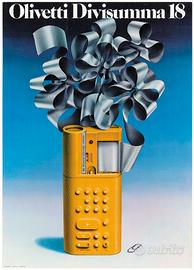 Poster Bonfante x Olivetti- "Divisumma 18"