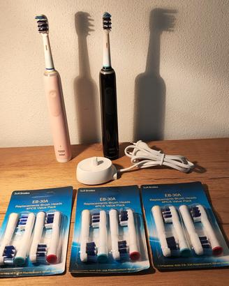 2 spazzolini elettrici Braun Oral B
