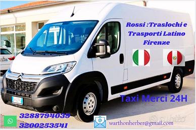 Traslochi e trasporti latinoamericani 24H -Toscana
