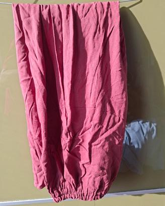 pantaloni cotone harem palazzo fatti a mano