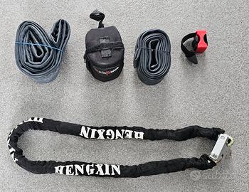 accessori MTB - ebike , lucchetto, camera d'aria 